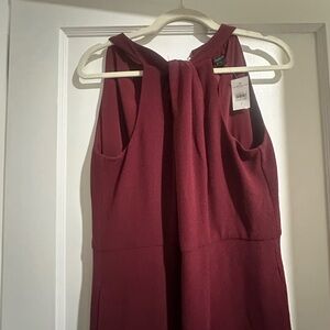 Ann Taylor Deep Red jumpsuit